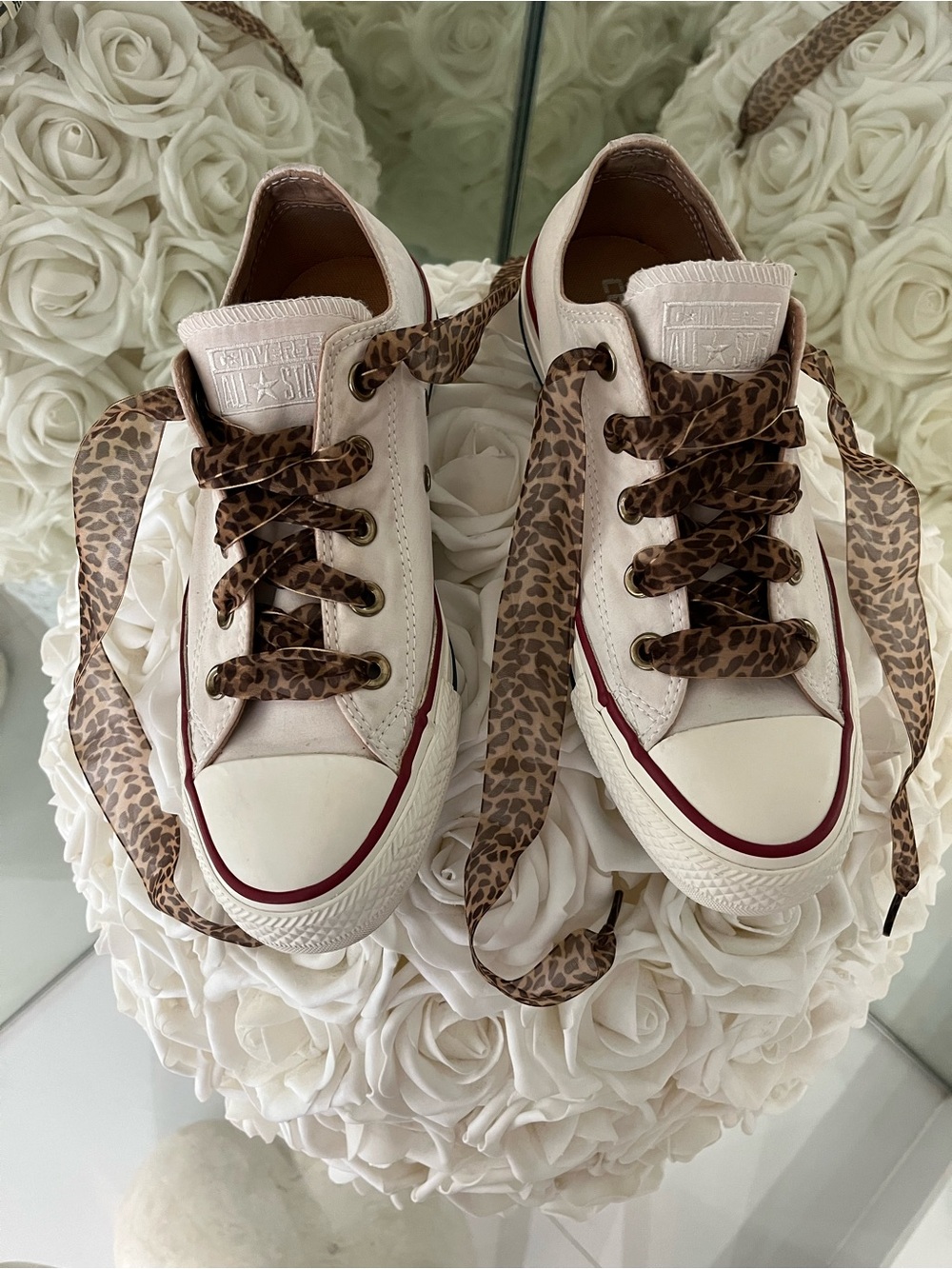 Converse all star Low-Top Sneakers with Leopard Laces